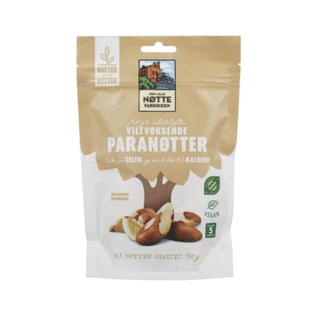 Brazil Nuts 150g | Mix Nuts | All season, Brazil Nuts, lightning-deal, Nuts, Snacks, Vegan | Den lille nøttefabrikken